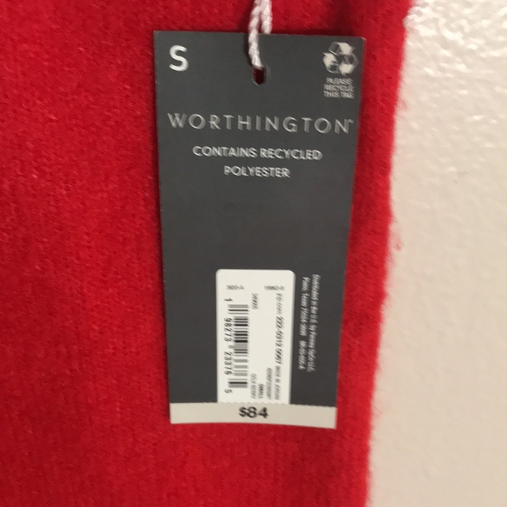 NEW Worthington Elegant Red Turtleneck‎ Sweater Dress - Picture 5 of 8